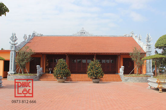 Nhà gỗ cổ truyền 3 gian 5 gian Nhà gỗ cổ truyền 3 gian 5 gian