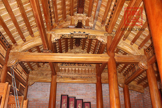 Thiết kế xà ngang câu đầu nhà gỗ cổ truyền Thiết kế xà ngang câu đầu nhà gỗ cổ truyền
