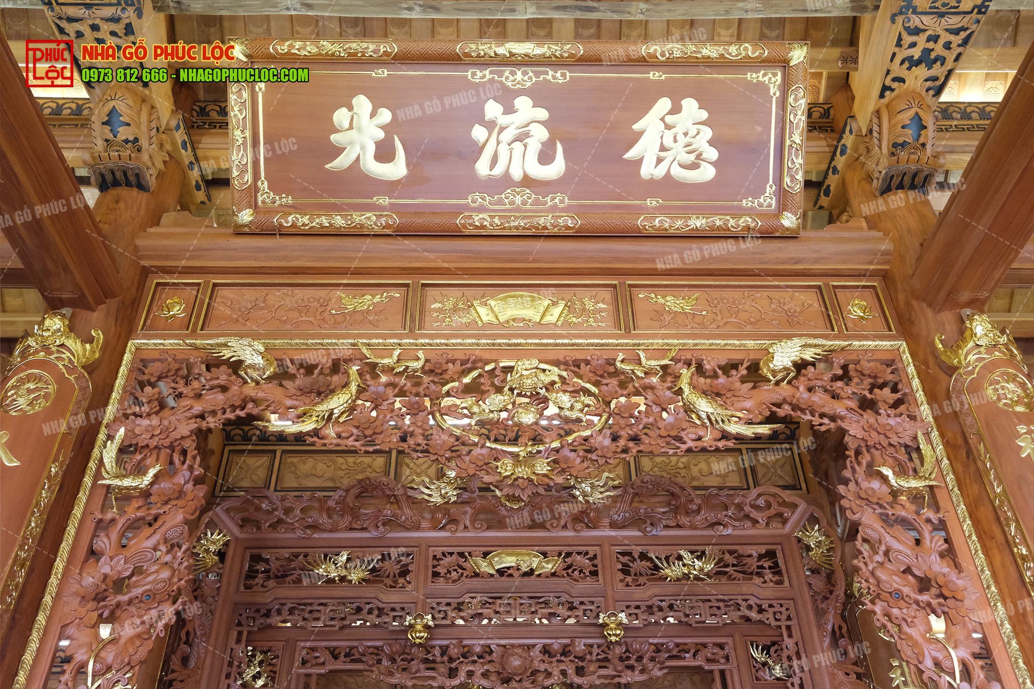 Ý nghĩa của 3 chữ Đức Lưu Quang trên cuốn thư 