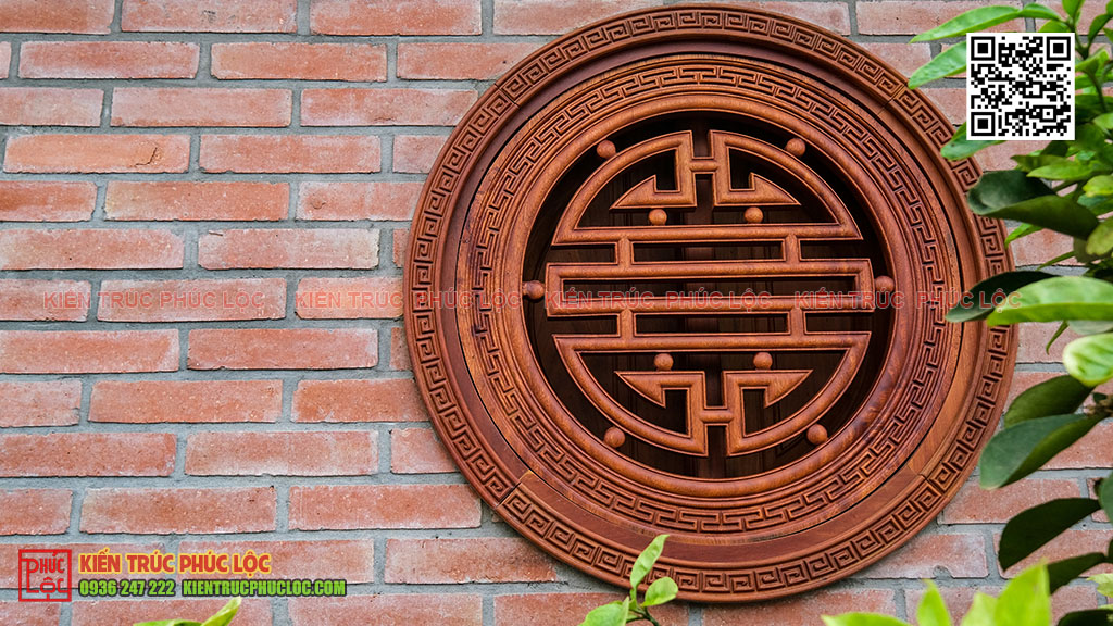 Hoa văn chữ Thọ trong kiến trúc nhà gỗ