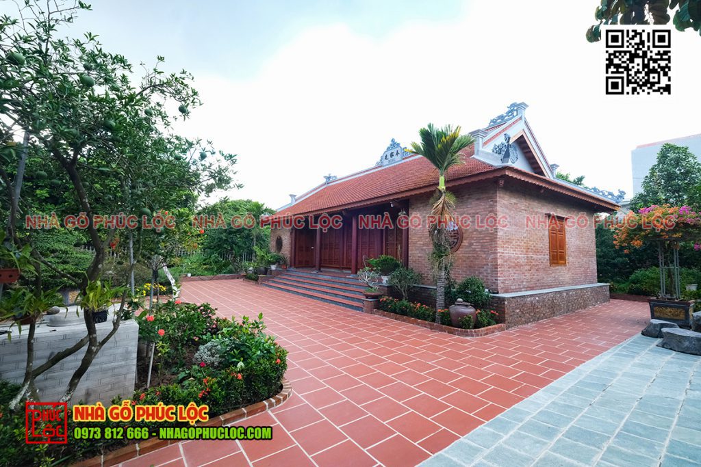 Nhà 3 gian 2 chái miền Bắc cổ truyền 