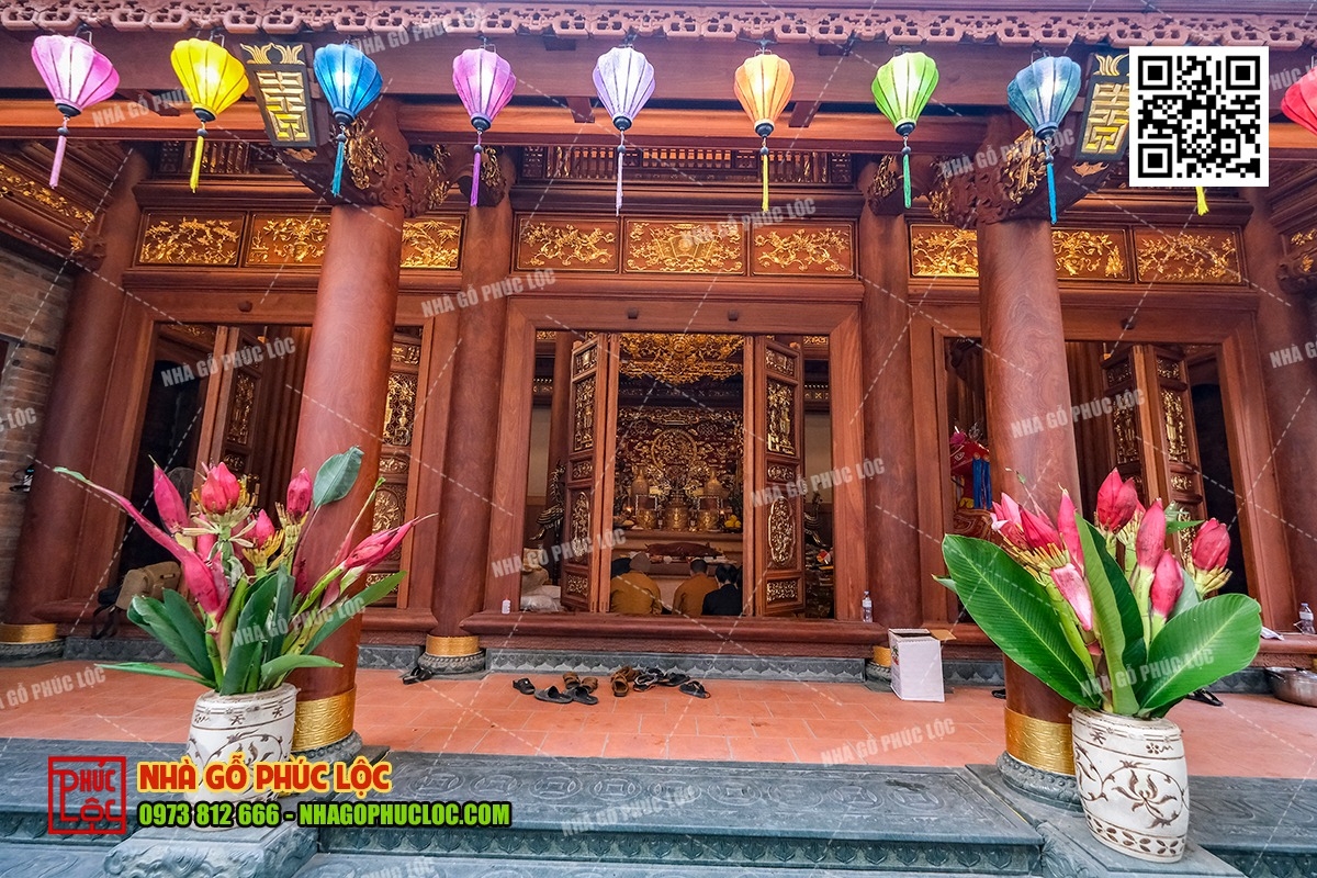 Ứng dụng của gỗ lim Lào trong không gian nhà gỗ