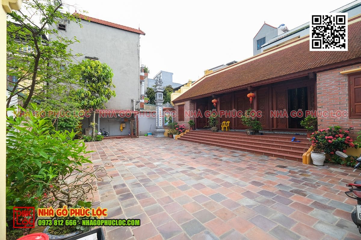 Gạch gốm lát sân