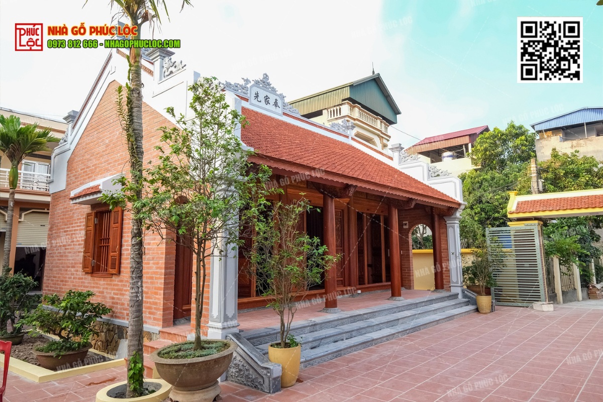 Mẫu nhà gỗ 3 gian truyền thống