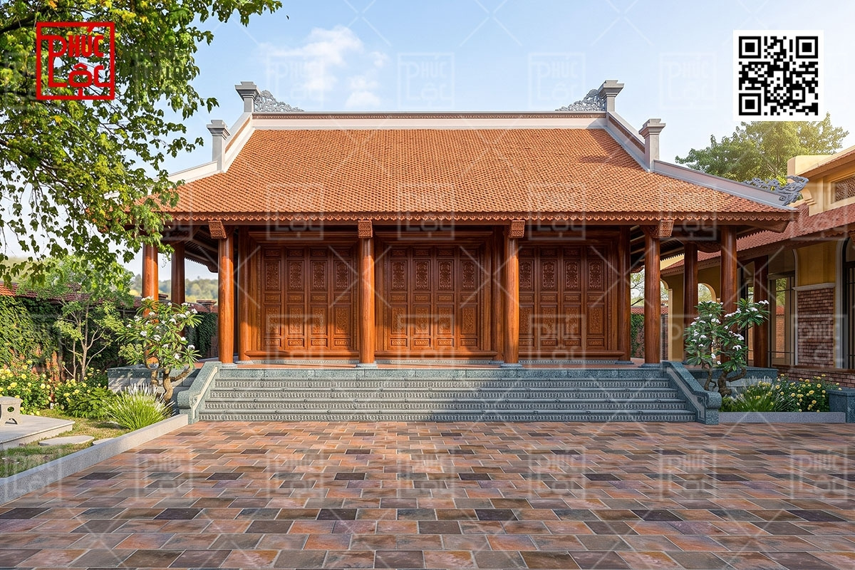 Nhà gỗ 3 gian 4 mái có những đặc trưng gì nổi bật?